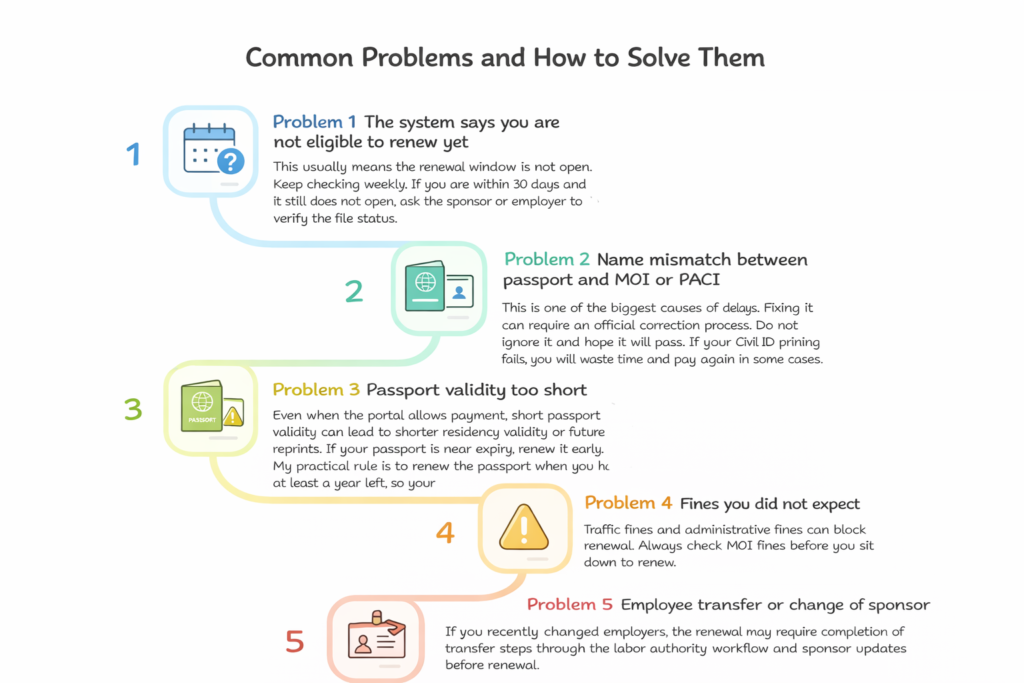 Common problems and how to solve them