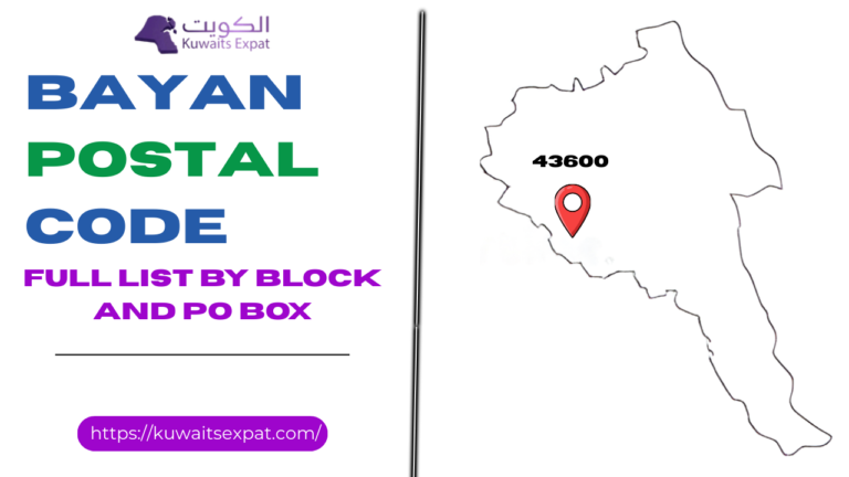 Bayan Postal Code Kuwait