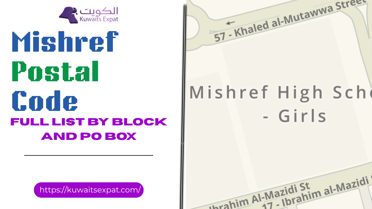 Mishref Postal Code Kuwait