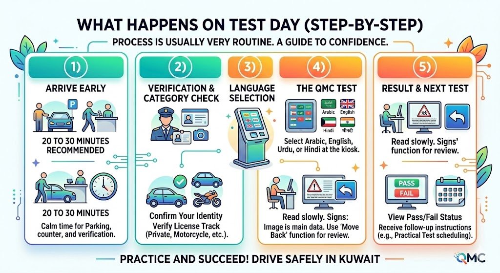 What Happens on Test Day (Step by Step)