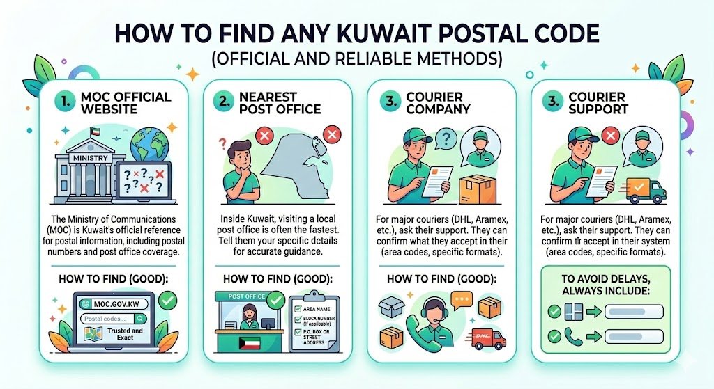 How to Find Any Kuwait Postal Code (Official and Reliable Methods)