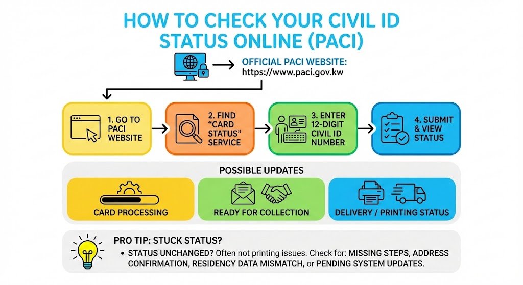 How to Check Your Civil ID Status Online (PACI)