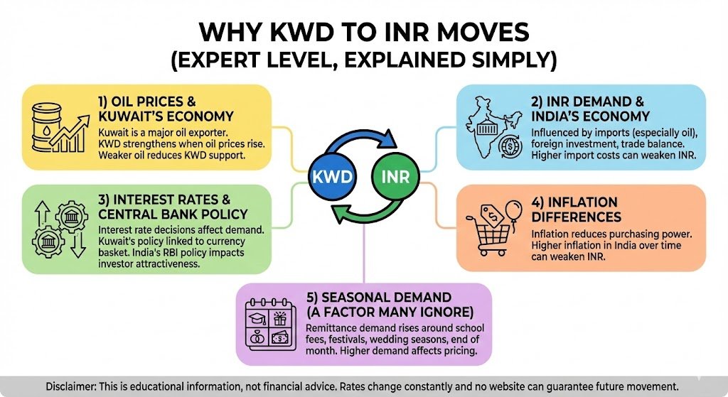 Why KWD to INR Moves (Expert Level, Explained Simply)