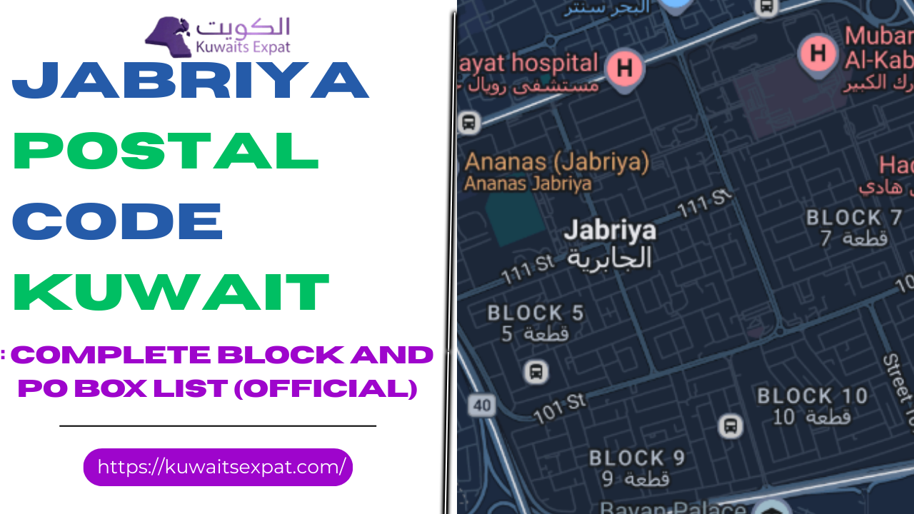 Jabriya Postal Code Kuwait