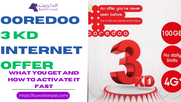 Ooredoo 3 KD Internet Offer