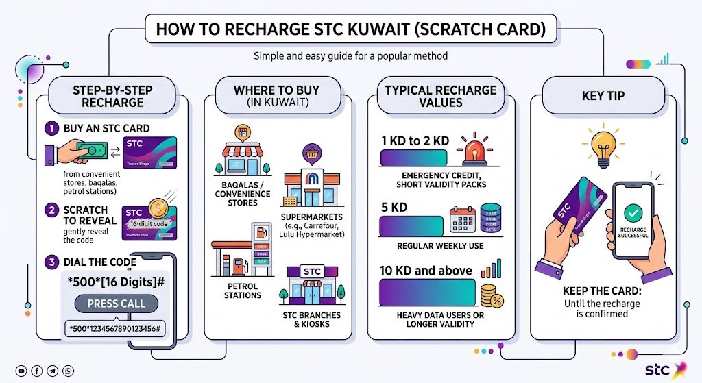 1) STC Recharge Code Method (Scratch Card)