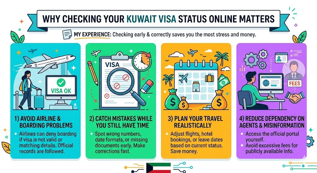 Why checking your Kuwait visa status online matters