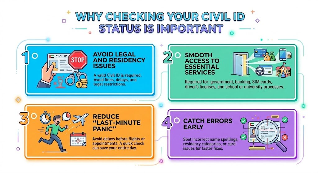 Why Checking Your Civil ID Status Is Important