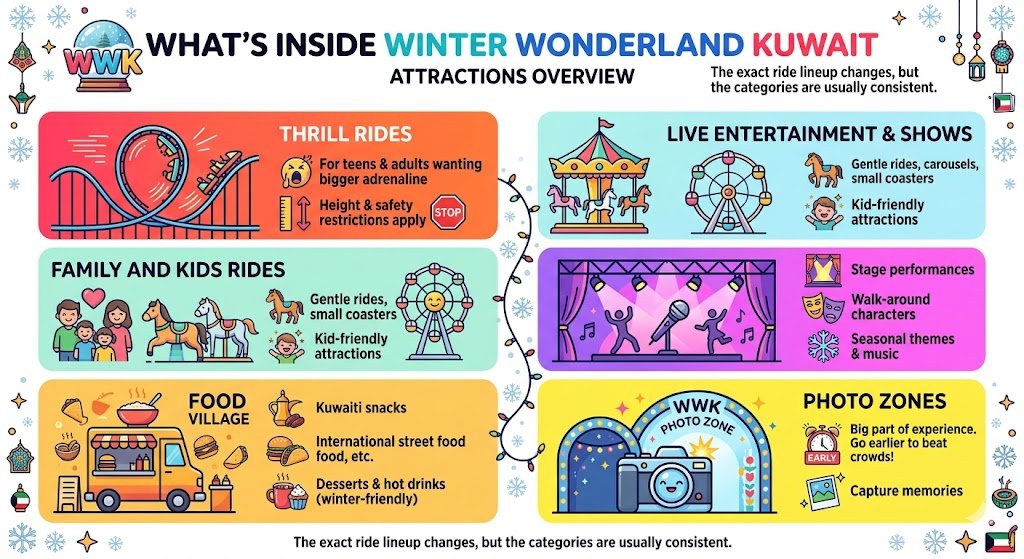 What’s Inside Winter Wonderland Kuwait (Attractions Overview)
