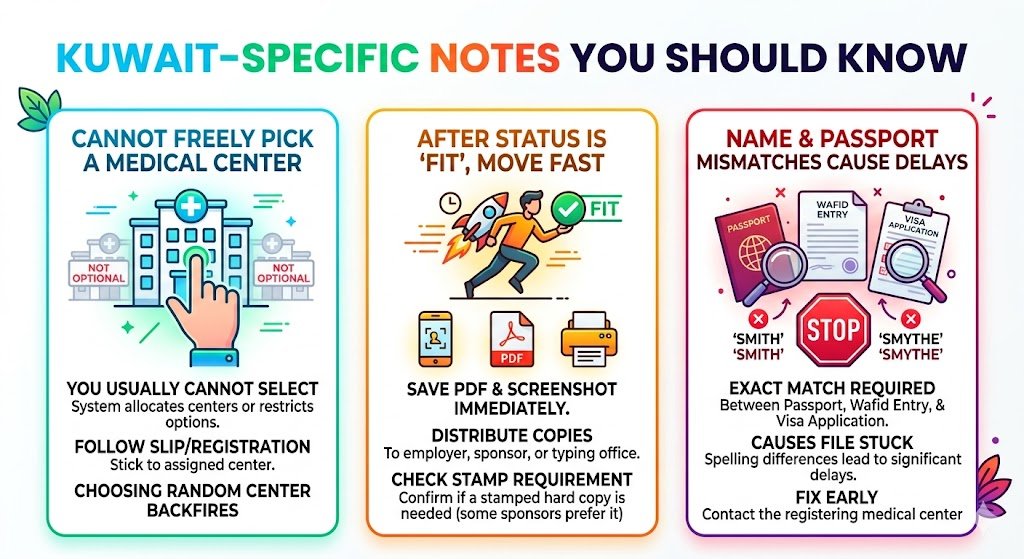 Kuwait-specific notes you should know