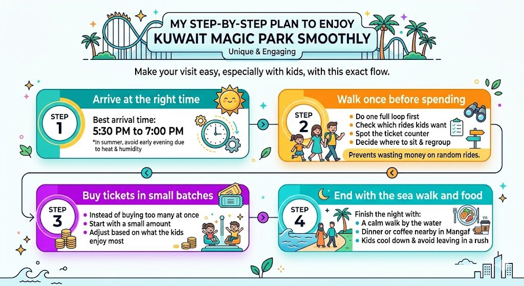 My step by step plan to enjoy Kuwait Magic Park smoothly