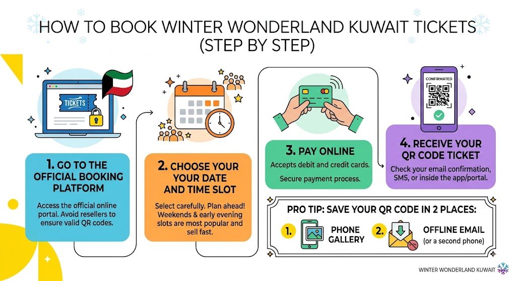How to Book Winter Wonderland Kuwait Tickets (Step by Step)