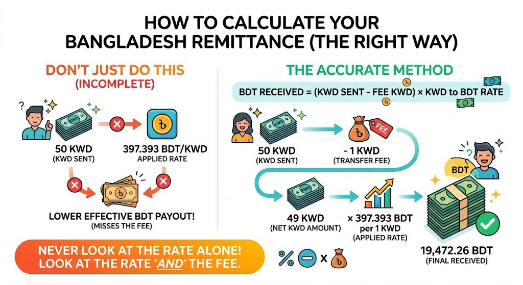 How to Calculate Your Bangladesh Remittance (The Right Way)